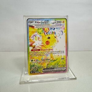 Pokemon Pikachu EX 238/191 Gold Metal Card Collectible/Gift/Fan Art